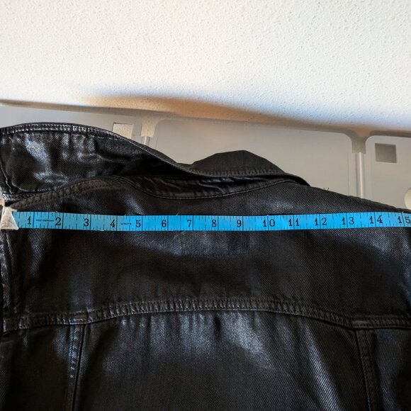 All Saints Black Jean Jacket - Picture 15 of 16